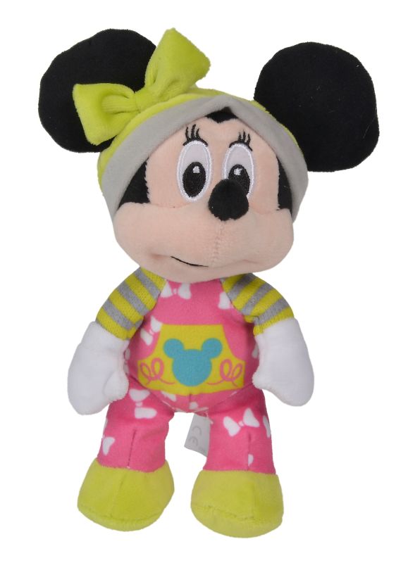  minnie souris peluche pyjama rose 15 cm 